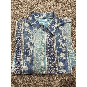 Tori Richard Floral bottom‎ down shirt (1845)